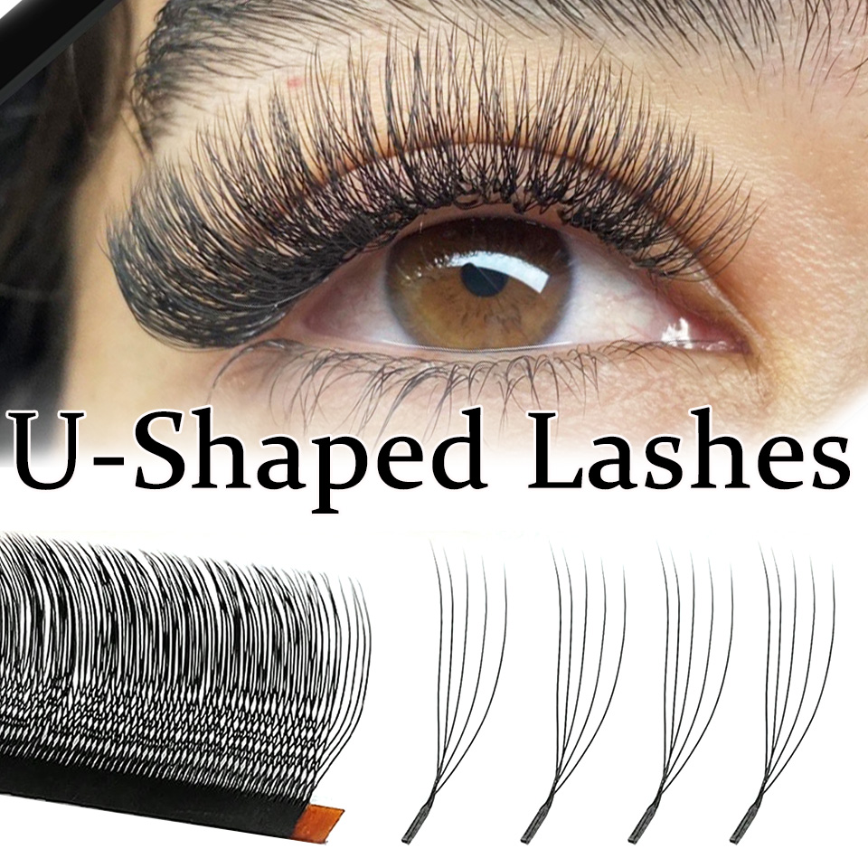 Eyelash Extension Volume Styles - Новые накладные ресницы AGUUD U-образной формы