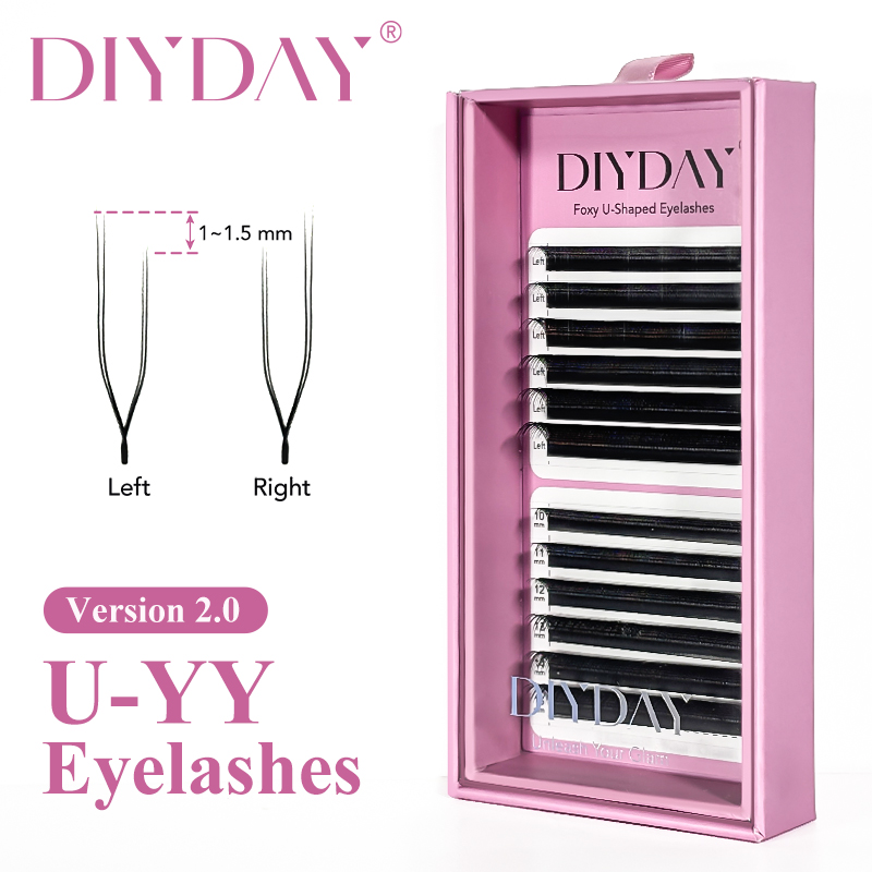 Накладные ресницы DIYDAY Foxy  – обзор и цена Eyelash Extension Volume Styles