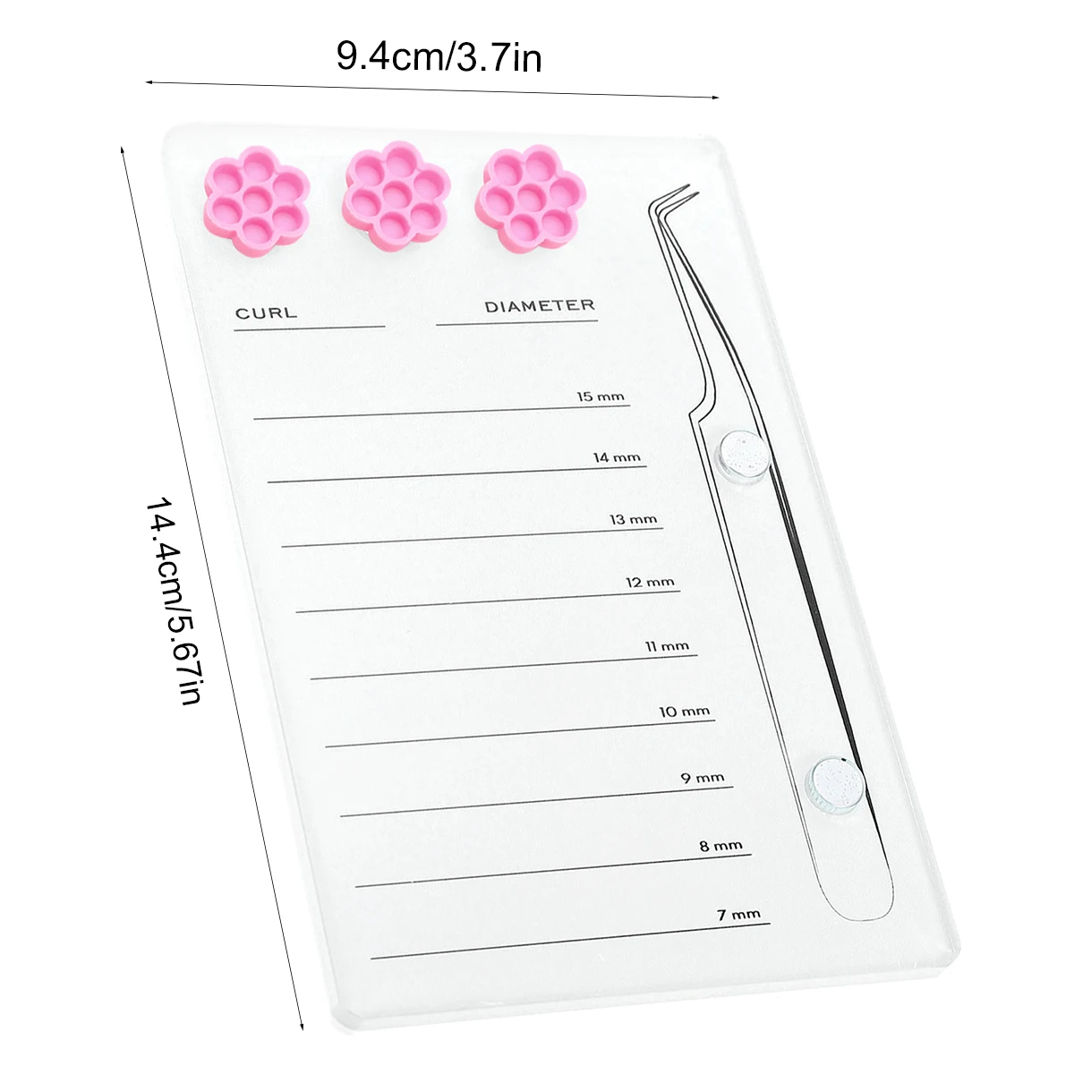 Магнитная акриловая доска для  – обзор и цена Eyelash Extension Menu