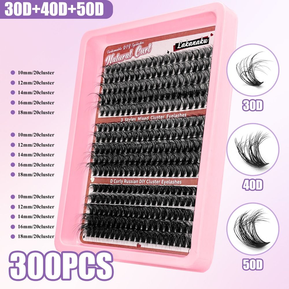 Накладные ресницы длиной 9-16  – обзор и цена Eyelash Extension Volume Styles