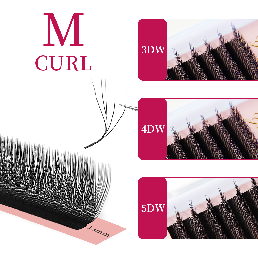 Накладные ресницы Goddess W3D  – обзор и цена Eyelash Extension Volume Styles