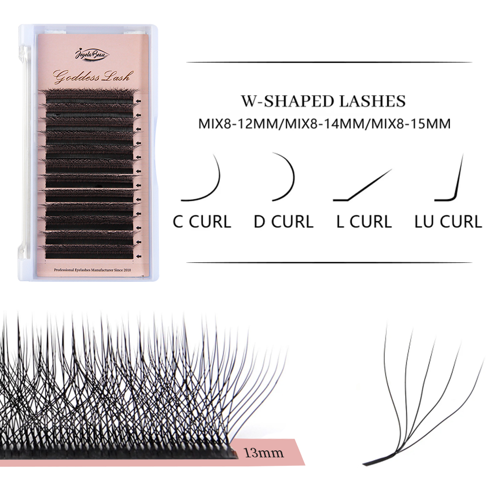 Накладные ресницы Goddess W3D  – обзор и цена Eyelash Extension Volume Styles